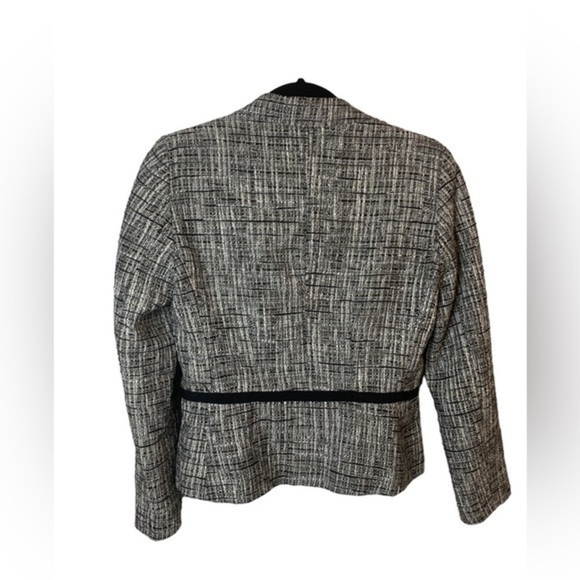 Mango Suit Blazer Gold Gray Size Medium - Picture 2 of 5